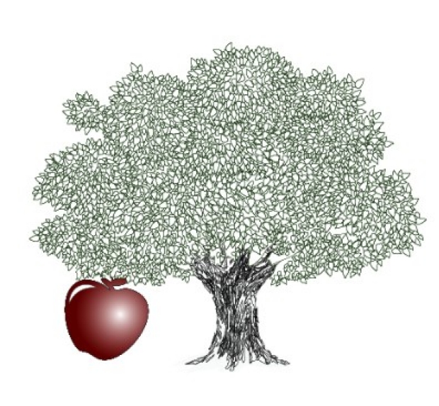 Tree with apple